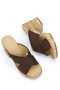 Frm 703 Thick Heeled Cross-Strapped Slippers - 3