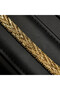 Gold-Tone Woven Mesh Bracelet for Women, Multi-Row Link Bracelet with Box Clasp Closure - 6