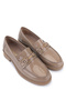 Women's Genuine Leather Mink Patent Leather Loafers - 2