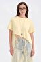 Women's 100% Cotton Lace Detailed Design Tunic Tshirt - 2