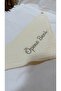 Don'T Kiss Me Embroidered 4 Layer Muslin Scarf Beige Bib – Single Snap Baby Bib - 4
