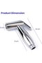 Shattaf Head Bidet Sprayer for Toilet, Handheld Shataf Rinse Spray Head, Chrome Finish Toilet Shataff for Personal Hygiene and Bathroom Cleaning, Spray Head Only - 3