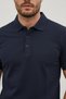 Interview Polo Neck Navy Blue T-Shirt - 3