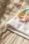 White Color 100% Cotton Bowknot Baby Girl Beanie - Stylish Baby Hat with Pineapple Figure and Colorful Ribbon Detail - 3
