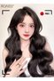 3Pcs Clip in Hair Extensions Invisible Adjustable Long Curly Synthetic Heat Resistant Hairpieces for Women Girls (60cm,Brown Black) - 2