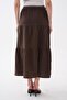 Women's Rope Detailed Layered Muslin Skirt 260005 - - 5