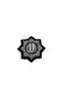 Jacket Cardigan Shirt Coat Coat Badge / 3 cm / 1 Piece / Black Silver - 2