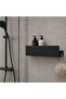 Bathroom Shower Shelf - Shampoo Holder - Bathroom Organizer Self-Adhesive (45 cm Black)