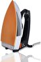 Dry Iron - Elegant Black with Ceramic Golden Soleplate, 6 Temperature Settings, and Comfortable Handle(ME-IR3002)(1000-1200W) - 2