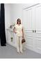 Women's Drawstring Detailed Shirt and Pants Set, Relaxed Fit Two-Piece Set - 6