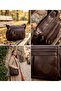 Women's Leather Messenger Bag - 2