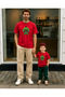 Father's Day Dad Son Combination T-Shirt Oversize 100% Cotton Printed T-Shirt (2 Pieces Must Be Ordered for Combination)