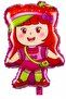 🍓   Strawberry Shortcake Character Foil Balloon Helium Compatible Large Size Birthday Party Decoration - 2