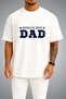 Oversize Worlds Best Dad Chest Printed Unisex T-Shirt