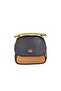 A Great Summer Bag with Both Hand Grip and Long Strap Cream Mix - 3