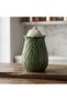 Lefora Porcelain Green 16cm Jar Lyji 012