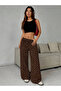 Women's Polka Dot Patterned Wide Leg Pants Comfortable Fit Palazzo - 3