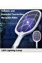 Multi-Functional Electric Bug Zapper Racket – Mosquito and Fruit Fly Swatter, USB Rechargeable - 3