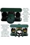 Airplane Flip Clock Retro Vintage Auto Flip Desk & Wall Clock, Mechanical Digital Flip Down Clock with Green Numbers - 2