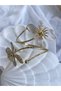 Adjustable Shiny Enamel Floral Design Trendy Women's Bracelet And/Or Bangle - 7