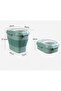 Folding Household Rice Barrel, Moisture-Insect Proof Plastic Food Storage Container for Kitchen, Flour & Grain Storage, Space-Saving, Durable & Efficient Food Organization Solution for Dry Goods - 3