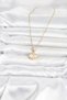 316L Steel Chain Gold Color Fan Model Women's Necklace - 2