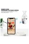 WiFi Panorama Camera & Wireless Outdoor CCTV Monitor - 1080P 2MP WiFi Smart Camera with Night Vision, Motion Detection, 2-Way Talk, Easy Installation, APP Remote Monitor, - 3