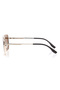 Polarized Sunglasses Gold Frame Brown Mirror Lens 56mm - M8037BR2PV - 6