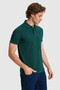 Men's Slim Fit Polo Collar Dark Green Basic T-Shirt 50326920-Vr079 - 5