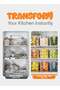 5 Pcs/Set Durable Food Storage - Pantry Organizer with Lids - Kitchen Containers - 5