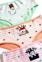 Girl's 6-Piece Cotton Panties Printed Special Flexible Fit (K200) - 2