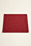 Barcelona Velvet Textured 6-Piece American Service Set Burgundy - 6