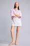 100% Cotton Elastic Waist Short Leg Poplin White Shorts G9507Ax26Hs - 2