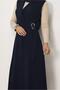 Belt-Detained Jile Dress 46620 - 3