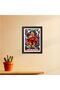 Alayra Cristiano Ronaldo Poster Portugal Legend Poster Framed Painting with Black Frame (12 inches - 4