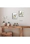 Alayra Watercolor Bird Wall Art, Abstract Plants Flowers Birds Nature Canvas Prints for Bedroom - 4