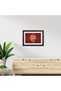 Alayra Arsenal Football Club 3D Leather Textured Logo Poster Framed Painting with Black Frame (12 - 4
