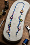 Handmade Papatya Oya Glasses Chain - 2