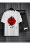 Judo Printed 100% Cotton Crewneck Children's T-Shirt-Shorts Two-Piece Set