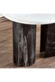Clive End Table Marble - Natural & Black - 4