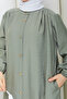 Women's Cap with Ruched Detail Side Pockets - 6