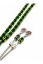 Stylish Cut Amber Rosary with Vernier Amber Cut Detail |   Premium Gift Prayer Beads with Metal Tassels - 3