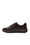 Brown Silver Leather Men's Casual Shoes - 3