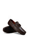 Men's Genuine Leather Brown Loafer Shoes - 3