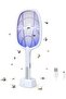 Rechargeable Mosquito Racket Killer with UV Light – Electric Insect Zapper with Auto Mode &