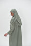 One-Piece Prayer Dress, One-Piece, Water Green with Bag - 5