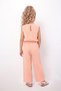 Girl's Cotton Muslin Comfortable Set M00826 Salmon - 4