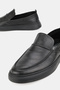 Men's Black Genuine Natural Leather Eva Sole Loafer Daily Shoes - 3