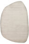 Puffy Stone Color Oval Bath Mat Thick Soft Fluffy Amorphous Shaped Shower Front Bath Mat (80X120) - 2