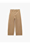 Comfortable Cut-Out High Waist Jean Pants with Pockets - Culoette Jean - 4